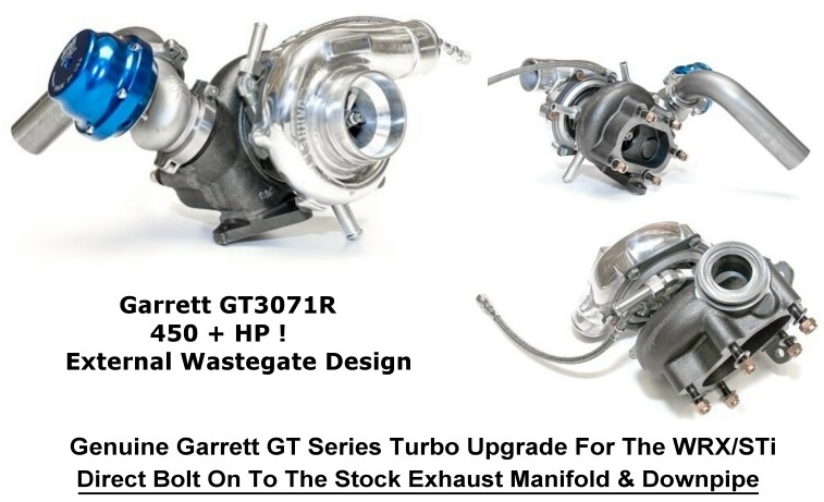 Garrett GT3071R Turbo Kit - WRX / STi - External Wastegate